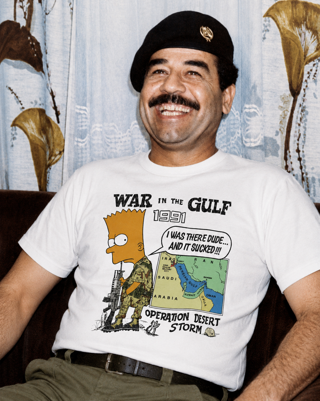 War in the Gulf Bart Tee