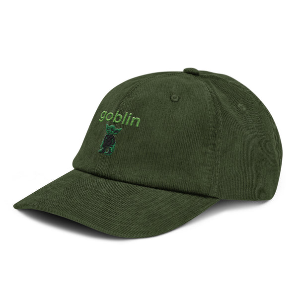 Goblin corduroy cap with adjustable buckle