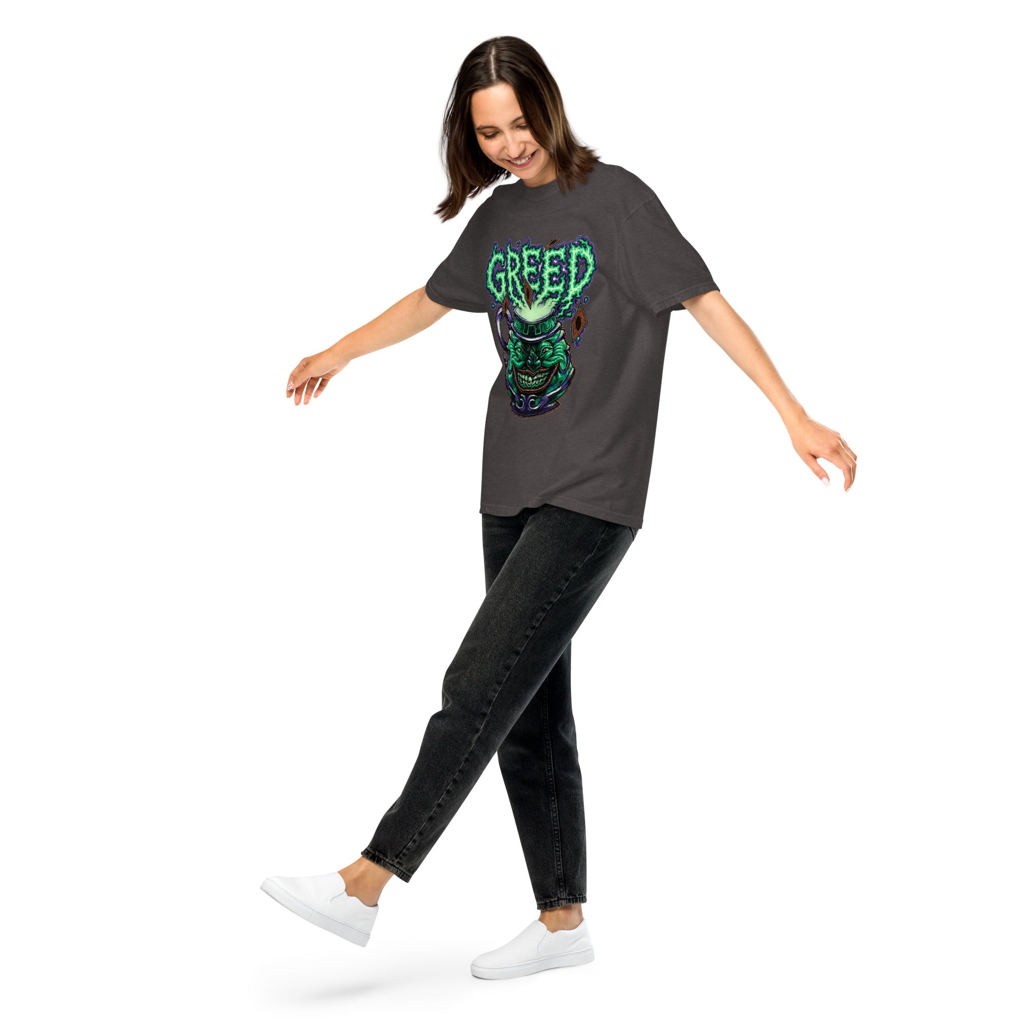 GREED TEE — Draw 2 Cards | A Clothing Website