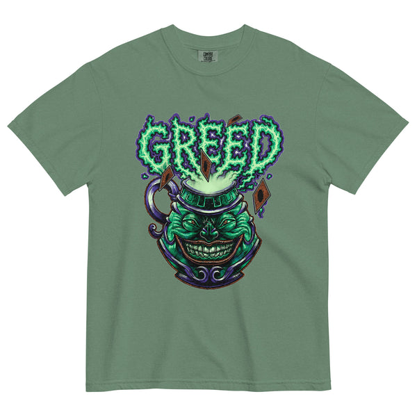 GREED TEE draw 2 cards graphic t-shirt