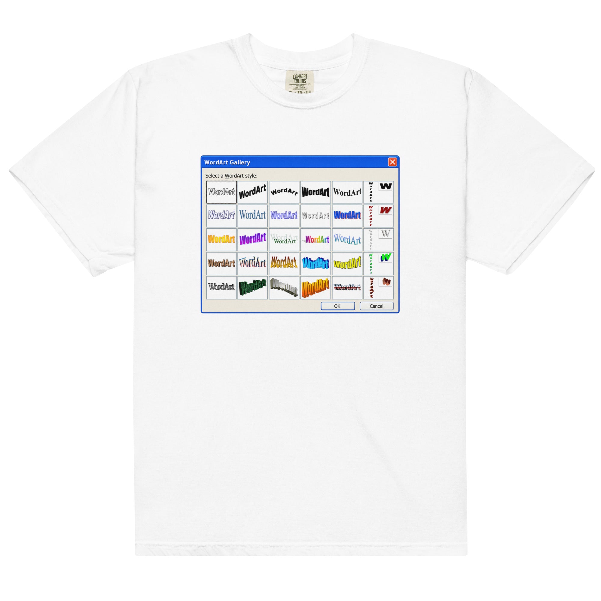 WordArt Tee 2 retro graphic t-shirt
